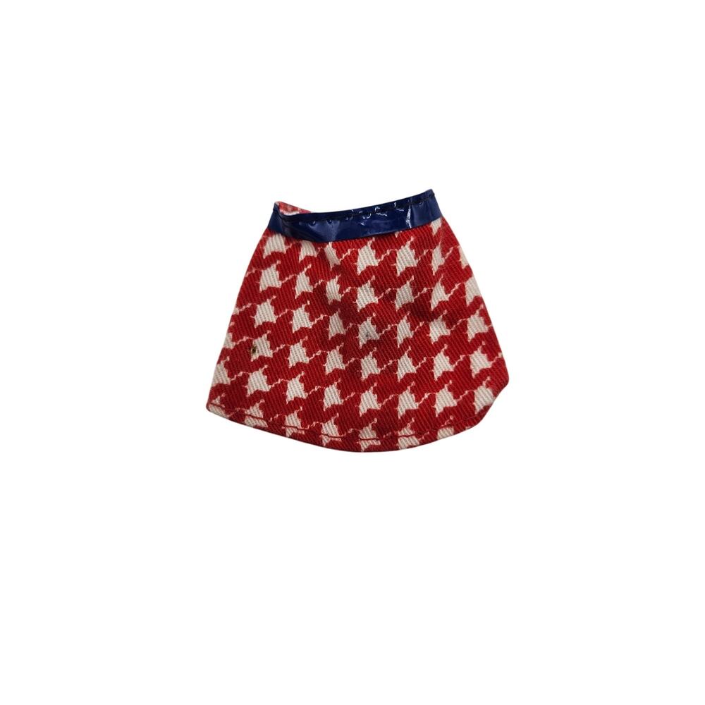 Vintage 1975 Growing‎ Up Skipper Skirt Mattel Barbie Red White Blue